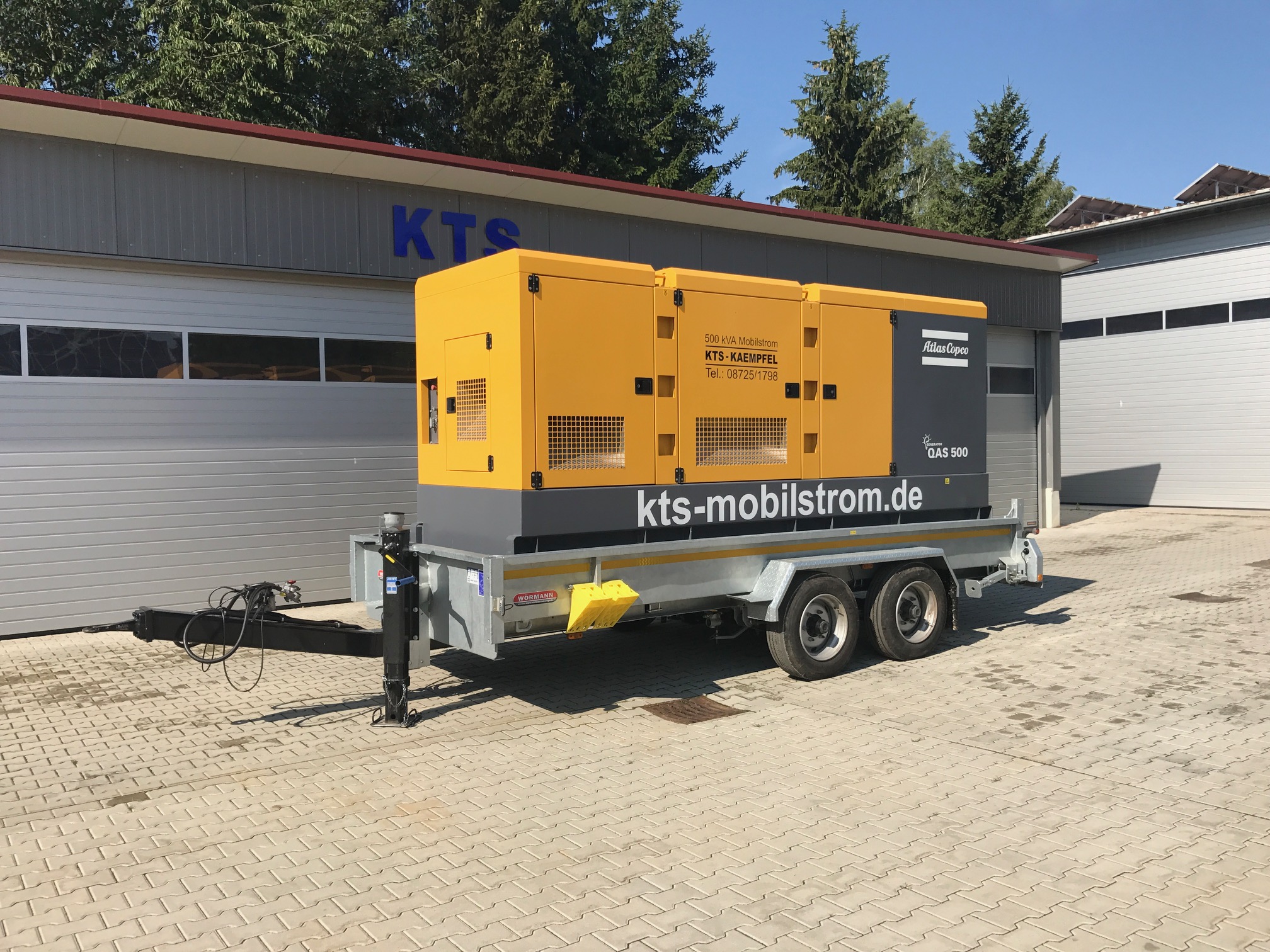 Verkauf von Stromaggregate - KTS Mobilstrom in Wurmannsquick